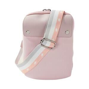 Denise Austin Neoprene Guitar Strap Crossbody Bag Peony